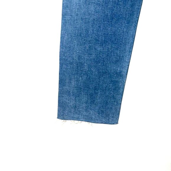 Hudson Remi High Rise Straight Crop Step Fray Hem Jean - Blue 26 - Picture 7 of 11